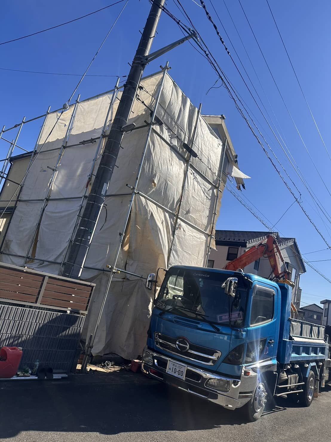 足場組立作業